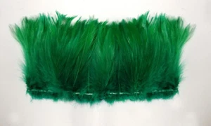FLECOS DE PLUMA DE 3"" color verde Kelly (Appx 100 piezas) (Halloween/Sombreros/Artesanía - Imagen 1 de 2