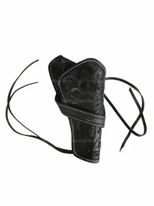 CROSSDRAW WESTERN HOLSTER FLORAL TOOLED LEATHER LONG BARREL FIT HOLSTERS - Picture 1 of 42