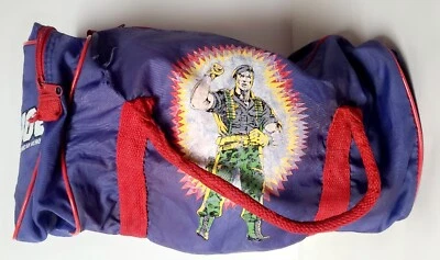 Bolso de Lona Deportivo Gi Joe FLINT 1984 RARO De Colección Ero Suprise! Hasbro Foto 1 de 4