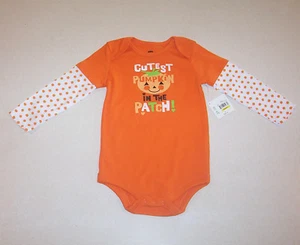 Nueva Camiseta Top Infantil Niña Calabaza Halloween Manga Larga Tejida 24 Meses - Imagen 1 de 2