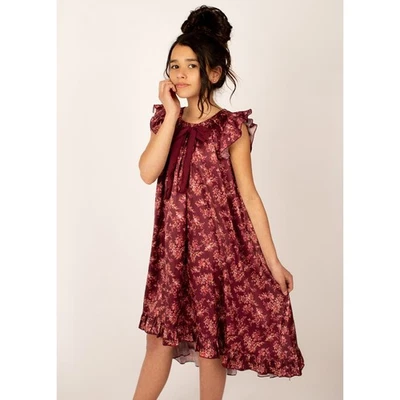 Joyfolie Mia Joy Blossom Nightgown in Ruby Floral Girl’s Size 14 - Image 1 of 4