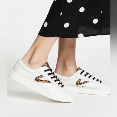 TRETORN Nylite 皮革加皮革系带运动鞋 8.5 11 码全新带标签 — 第 1/4 张图片