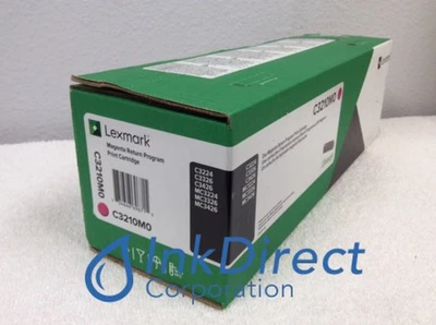Genuine Lexmark C3210M0 Return Program Toner Cartridge Magenta - Image 1 of 4