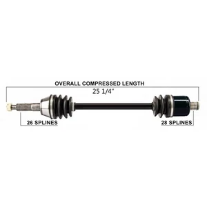 Tytaneum Rear Left Right CV Axle 813-0137 - Picture 1 of 1
