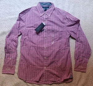 TOMMY HILFIGER Men Custom Fit Casual Formal Shirt Size S Pink /636 - Picture 1 of 7