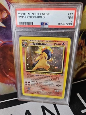 Neo Genesis - Typhlosion 17/111 Holo - PSA 7 - Image 1 of 2