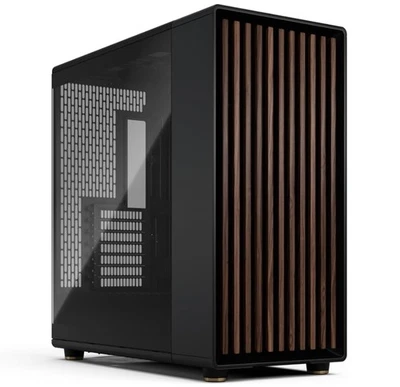⚡️FRACTAL DESIGN Midi North XL RC Charcoal Black TGFractal Design⚡️ - Immagine 1 di 4