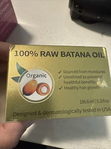 100% Natural Unrefined Batana Hair Oil for Hair Growth  5.3 fl oz - Picture 1 of 5