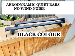 2xBlack Roof racks for Jeep Grand Cherokee SRT & JET & BLACKHAWK / Cross bars - Picture 1 of 5