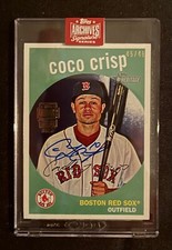 2023 Topps Archives Signatures COCO CRISP On-Card Auto /48 (Boston Red Sox)