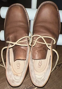 BOTAS UGG LEIGHTON HOMBRE CUERO BRONCEADO BRITÁNICO EE. UU. 13 - Imagen 1 de 5