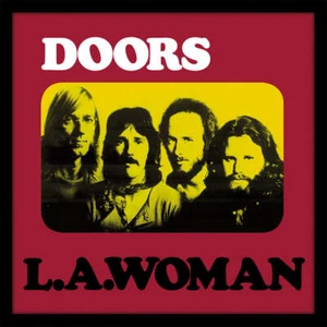 The Doors La Woman Album Cover: 30.5 x 30.5cm Framed Print - Bild 1 von 2