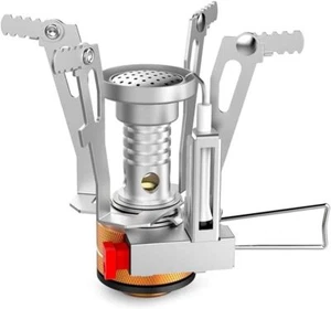 Portable Camping Stoves Backpacking Stove with Piezo Ignition Adjustable - Picture 1 of 8