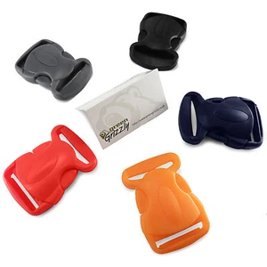 Plastic single adjusting side release buckles clisp for 38 mm webbing straps AHS - Picture 1 of 2