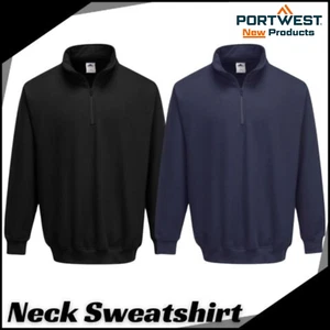 PORTWEST Mens Sweatshirt Jumper Jersey Pullover Sweater Safety Work Casual Top - Picture 1 of 6