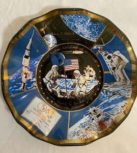 Vintage First Man on the Moon Dish - Alabama Space and Rocket Center - Picture 1 of 3