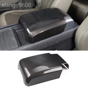 For Land Rover Defender 90 110 2020+ABS Carbon Fiber Armrest Box Protector Cover - Picture 1 of 12