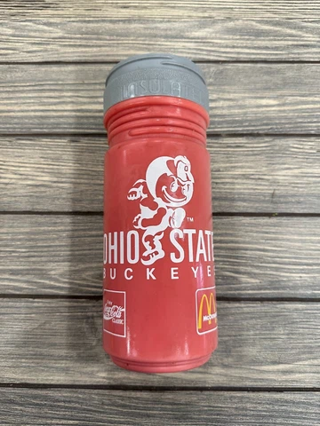 Vintage Ohio State Buckeyes Collectible Red Insulated Tumbler No Lid Cover