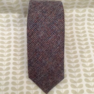 CURZON CLASSICS SCHOTTLAND HERRENKRAWATTE DONEGAL TWEED REINE WOLLE GEWEBT - Bild 1 von 12