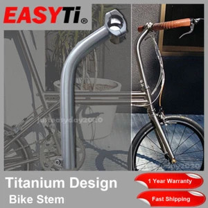 EasyTi 31.8mm Titanium Ti CNC Bike Bicycle Quill Stem for Folding Bike - Bild 1 von 9