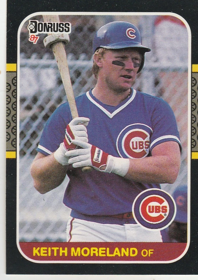 FREE SHIPPING-MINT-1987 (CUBS) Donruss #169 Keith Moreland - Image 1 of 1