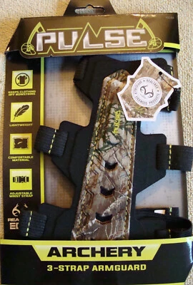 Allen Pulse 3-Strap Armguard - RealTree Edge Camouflage Camo - Image 1 of 4