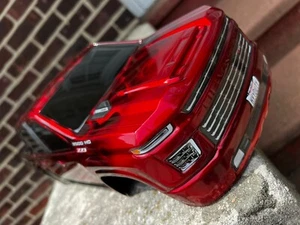 CUSTOM PAINTED RC BODY, ARRMA KRATON 6S, CHEVY SILVERADO HD, CANDY APPLE RED - Picture 1 of 11