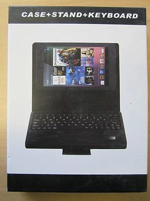 Bluetooth Leather Carry Keyboard Casefor ASUS Google Nexus 7 Tablet - Image 1 of 4
