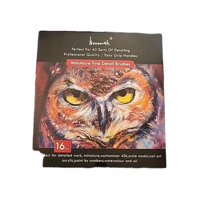 Brusharth Detail Paint Brushes 16 Pack - Image 1 of 2