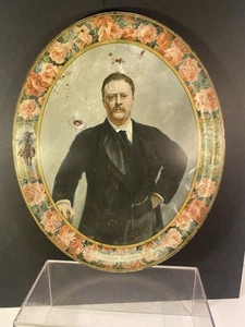 Theodore Teddy Roosevelt Political Lithograph Tray 1903 St. Paul Press Back! - Picture 1 of 13