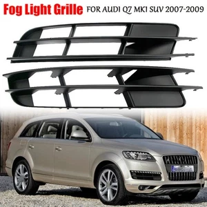 Front Lower Bumper Grille Fog Light Grill Cover Pair For Audi Q7 2007 2008 2009 - Picture 1 of 11