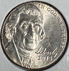 P Jefferson Nickel 2015 - Imagen 1 de 4