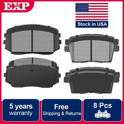 For 2007 2008 2009 2010 Mazda CX-7 CX-9 Ford Edge Lincoln Front Rear Brake Pads - Image 1 of 4