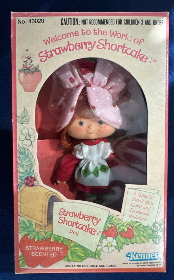 🍓Muñeco Strawberry Shortcake vintage (1980) con peine NUEVO Foto 1 de 4