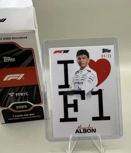 2025 Topps Fanatics Fest Exclusive F1 Alexander Albon I LOVE F1 /25 IF1-13 I 3F1 - Picture 1 of 2