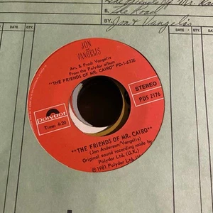 Jon And Vangelis* – The Friends Of Mr Cairo 45RPM VG+ R49 - Imagen 1 de 2