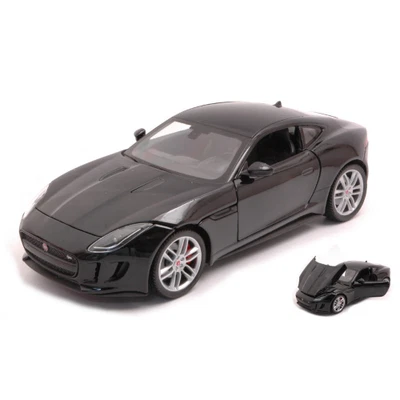 JAGUAR F-TYPE 2015 BLACK 1:24 Welly Auto Stradali Modellino Nuovo - Immagine 1 di 3