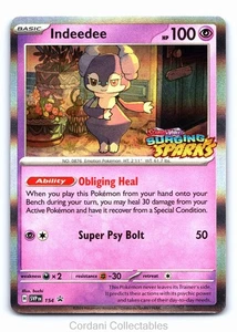 Indeedee SVP 154 - SV Black Star Promo - Prerelease Pokemon Card - Picture 1 of 2