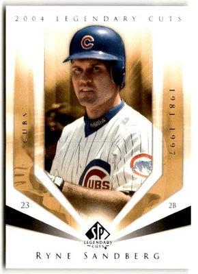 Ryne Sandberg 2004 SP Legendary Cuts #106 Chicago Cubs - Image 1 of 2
