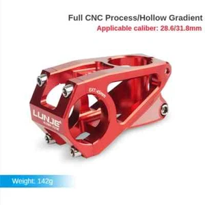 MTB Bicycle Handlebar Stem 35mm 43mm 45mm Bike Bridge 31.8 Pipe Cycling Stem - Picture 1 of 14