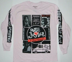 2pac Shakur Poetic Justice Tupac Pink Long Sleeve Chemistry Tee Shirt - Picture 1 of 1
