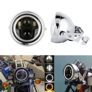 5-3/4" 5.75" LED Headlight Mount Housing Bucket for Harley Sportster XL 883 Dyna - Picture 1 of 12