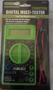 Grip 20235 Grip - 20235 Digital Multi-Tester With Positive And Negative new - Picture 1 of 2