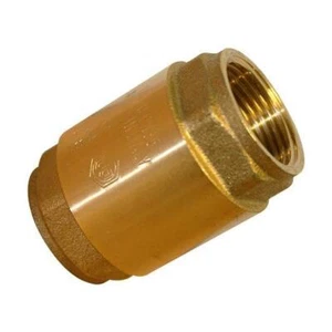 BRASS BSPP SPRING CHECK VALVE - FEMALE x FEMALE - Picture 1 of 1