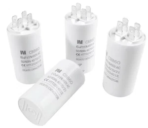 8uF 450VAC CBB60 Capacitor Double Pin 50/60 Hz - Picture 1 of 1