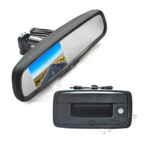 Tailgate Reverse Backup Camera+Mirror Monitor for Chevrolet Colorado /GMC Canyon - Picture 1 of 8