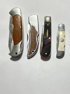 Lot of 4 Winchester Pocket Knives - Picture 1 of 15