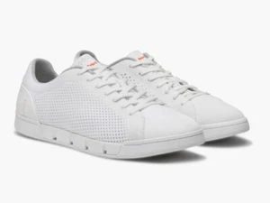 Swims Breeze Tennis Knit Shoe White Size 10 New - Picture 1 of 11