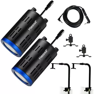 2x Kessil A160WE Tuna Blue 2x Mounting Arm 2x Full Angle Adapter 1x Link Cable - Picture 1 of 9