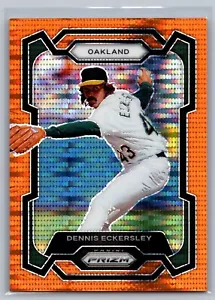 2024 Panini Prizm #89 Dennis Eckersley Prizm /399 Orange Pulsar - Picture 1 of 2